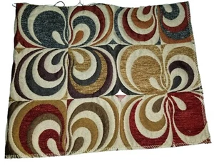 Upholstery Fabric Swatches. Reds, Grays Tans, Beiges, Calypso Autumn Rays. - Picture 1 of 5