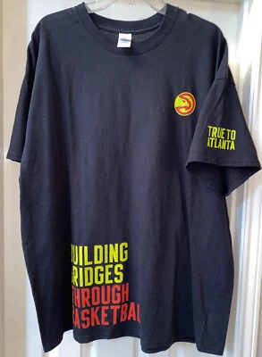Atlanta Hawks True to Atlanta Building Bridges Through Basketball Gildan XXL - Image 1 of 4