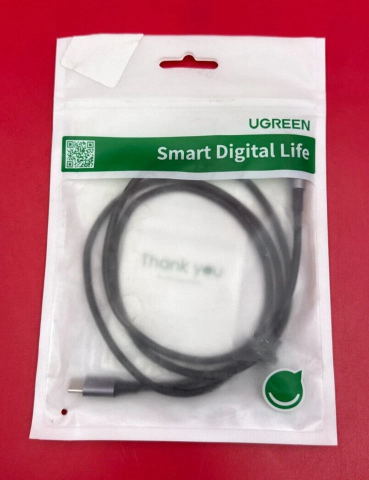 UGREEN Right Angle USB-C Cable 50123 ✅❤️️✅❤️️ NEW! OPEN BOX! ✅❤️️✅❤️️ - Image 1 of 4