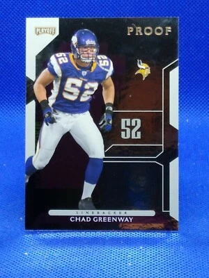 2006 Playoff NFL Playoffs Football #138 Chad Greenway RC PROOF ***98/100*** - Image 1 of 2