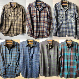Vintage Herren Pendleton Wollhemd 7 Stück Paket XL/L - Bild 1 von 4