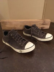 UGG Evera 1888 Brown Classic Suede Leather Sherpa Fur Lined Sneakers Size 8.5 - Picture 1 of 9