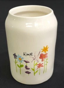 Rae Dunn Artisan Collection By Magenta Bloom Ceramic Vase/ Canister 6.25" - Picture 1 of 7