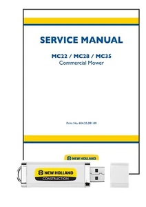 New Holland MC22 MC28 MC35 kommerzieller Mäher Serviceanleitung auf USB-Stick - Bild 1 von 4