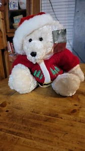 Dan Dee Holiday Time Christmas Bear NWT - Picture 1 of 9