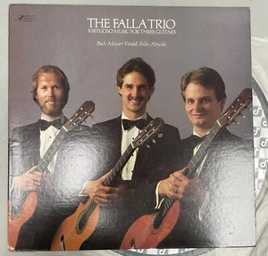 FALLA TRIO 1984 Vintage Vinyl Record Virtuoso Music For Three Guitars Album - Picture 1 of 7