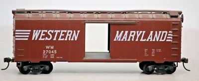 Roundhouse HO Gauge 1:87 Scale #1078 40' Box Car - Western Maryland SPEED - Image 1 of 4