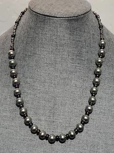 Multi Color Matalics Beaded Strand Necklace - Picture 1 of 5