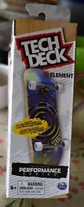 2023 Tech Deck Performance Series Wood ELEMENT Fingerboard Brand New - Picture 1 of 7
