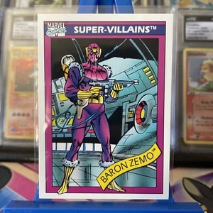 Tarjeta Baron Zemo #53 - 1990 Marvel Comics Serie 1 - Super Villanos - Imagen 1 de 10