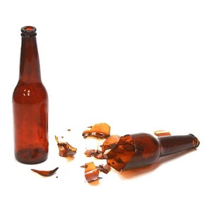 Movie Fake Glass Beer Bottle Props Breakaway Standard Soda Bottles Prop - Foto 1 di 6