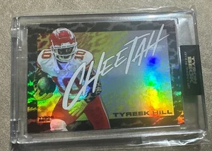 Tyreek Hill X Tyson Beck "Cheetah" Rainbow Foil Card Limited to 30-#25/30 Chiefs - Picture 1 of 2
