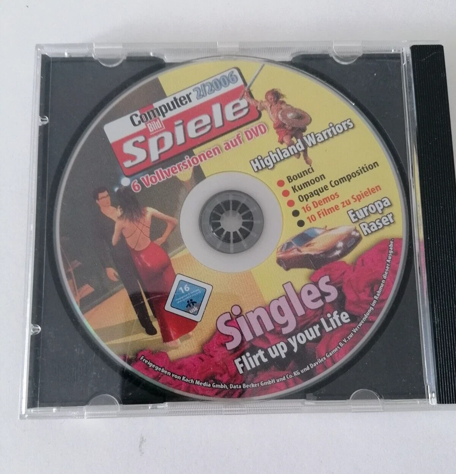 CD-Rom (Computer Bild Spiele) Singles, Bounci, Kumoon, Europa Raser etc. - Bild 1 von 1