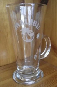 MALIBU LATTE HANDLE GLASS HEIGHT 6 INCHES (15CM) 4 AVAIL - Picture 1 of 9