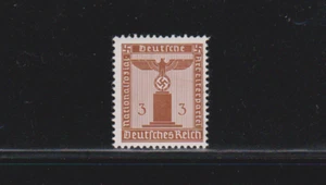 Dt.Reich D 156 y Sello de servicio sin WZ de 1938 recién salido de correos - Imagen 1 de 1