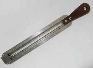 VTG 16.5" TAYLOR STAINLESS STEEL KITCHEN THERMOMETER DEEP FRY/CANDY/JELLY U.S.A. - Picture 1 of 10