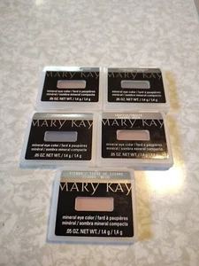 Mary Kay Mineral Eye Color .05oz Lot Of 5 Navy Blue, Truffle, Driftwood,... - Picture 1 of 3