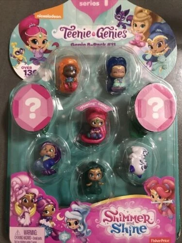 Shimmer & Shine Teenie Genies Series 1ª Temporada Gênio Pacote com 8 #11 NOVAS Micro Figuras - Imagem 1 de 1