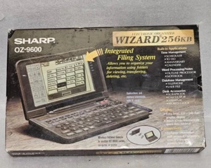 Rare - Neuf !! Organisateur électronique Sharp Wizard 256 Ko oz-9600. - Photo 1 sur 6