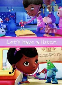 Lets Have a Listen - Doc McStuffins Mini Poster 8x11 Disney Junior - Picture 1 of 1