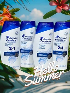 Head & Shoulders Classic Clean Schuppen Shampoo 20,7 Oz. - 4 Packungen - Bild 1 von 2