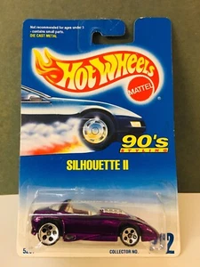 1991 Hot Wheels Silhouette ll Collector #212 Purple 5 Dot Wheels 90's Styling - Picture 1 of 3