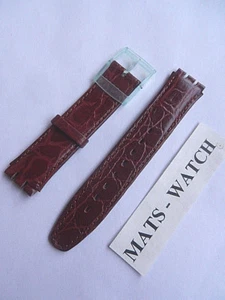 Swatch + Nastro Cronografo+ASCG105 Tyrone+ 17mm+ Pelle / Pelle + Nuovo / Nuovo - Picture 1 of 1