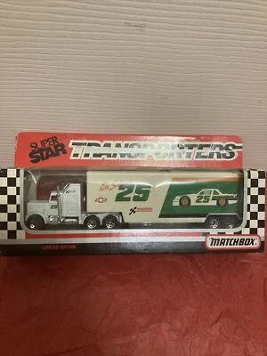 Matchbox White Rose #25 KEN SCHRADER HENDRICK 1991 CY104 Super Star Transporter  - Image 1 of 4