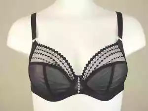 Elomi 8900 Matilda Side Support Plunge Unlined Underwire Bra US Size 42 K - Picture 1 of 7
