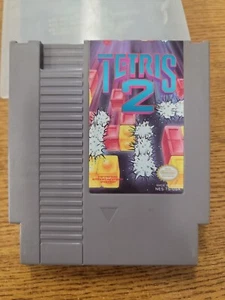 Tetris 2 (Nintendo NES) Getestet Funktioniert Kostenloser Versand! - Bild 1 von 4