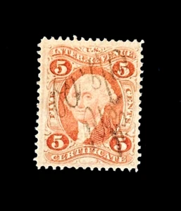 US Stamp - 1962 Revenue 1st Issue CERTIFICATE 5c Sn R24c Used r67 - Picture 1 of 2
