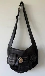Bolso de lujo para mujer Saskia negro de cuero pitón diseño Chloe de colección de los años 2000’s - Imagen 1 de 10
