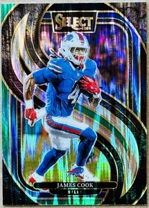 PANINI SELECT JAMES COOK GREEN SHOCK PRIZM #167 NM+ PREMIER LEVEL 2024 - Imagen 1 de 2