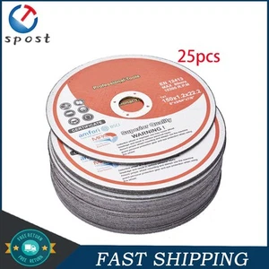 Cutting Discs 6"x.045"x7/8" Cut-off Wheel - Metal & Stainless Steel 25 Pack - Picture 1 of 7