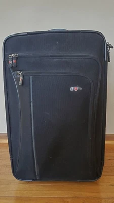 Victorinox Werks Traveler 22” Wheeled Upright Expandable Carry On Suitcase Black - Image 1 of 4