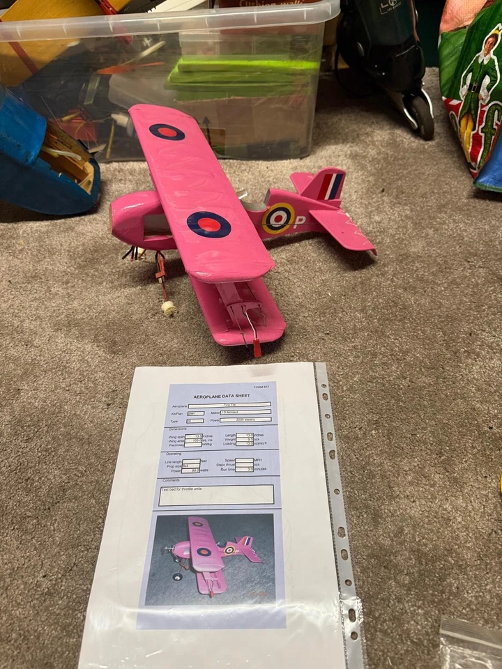 Control Line Model Airplane  - Image 1 of 4