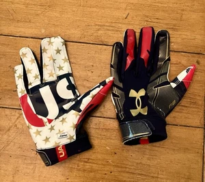Under Armour Men's UA F8 Novelty Football Gloves 1370840-408 Academy Medium M - Picture 1 of 10