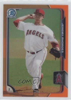 2015 Bowman Chrome Prospects Orange Refractor /25 Jeremy Rhoades #BCP15 - Image 1 of 2