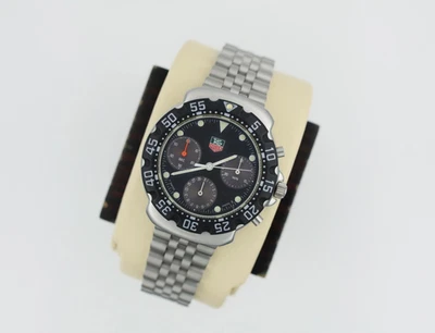 Tag Heuer 471.513 Mens Formula 1 Series Chronograph Quartz Watch BA0494 Black 8" - Image 1 of 4