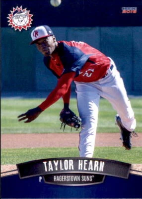 2016 Hagerstown Suns Choice #9 Taylor Hearn Royse City Texas TX Baseball Card - Image 1 of 2
