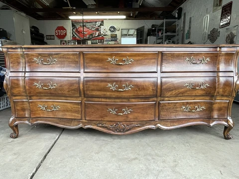 vintage french provincial dresser Cover