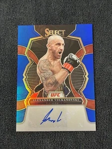 Alexander Volkanovski 2023 Panini Select UFC Azul Prizm Autógrafo Automático/75 - Imagen 1 de 2