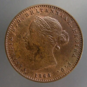 Jersey 1866 1/26 Shilling Choice Red & Brown UNC - Picture 1 of 2