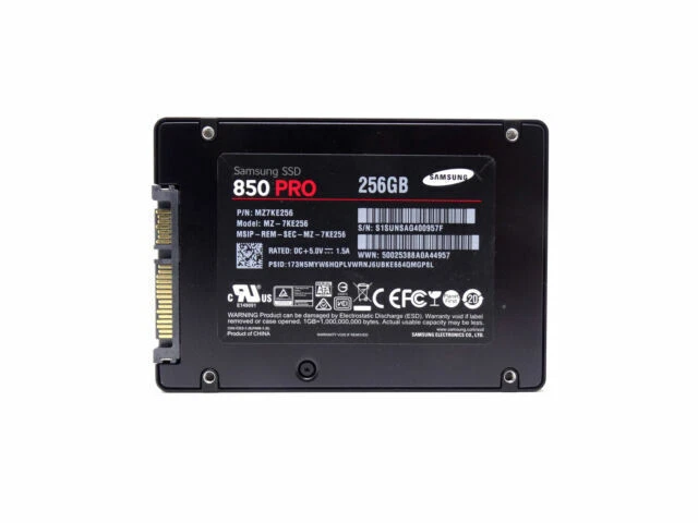 256gb SSD SATA Hard Drive Samsung 850 Pro MZ7KE256