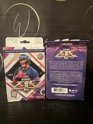 2020 Topps Fire Baseball - Hanger Box - Red Exclusive, Paralells - Image 1 of 3