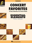 Concert Favorites Vol 1 trombone Essential Elements 2000 livre méthode du groupe