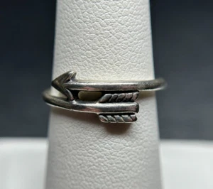 Women's James Avery Sterling Silver Arrow Ring Size 7 - Picture 1 of 4
