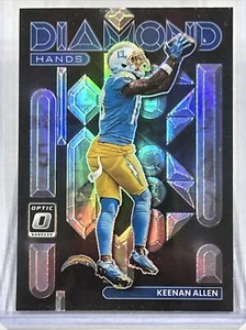 Cargadores Keenan Allen 2022 Panini Donruss Optic Diamond Hands Prizm Insert #DH-9 - Imagen 1 de 2