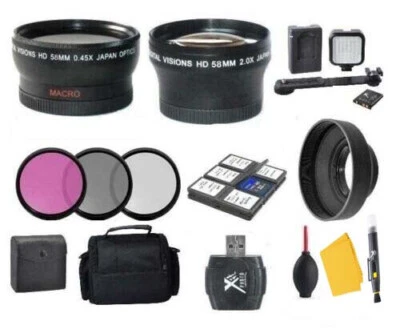 Kit de accesorios para Panasonic HC-WXF991K HC-VX981K HC-WX970 HC-X920 HC-X900 VX870 Foto 1 de 4
