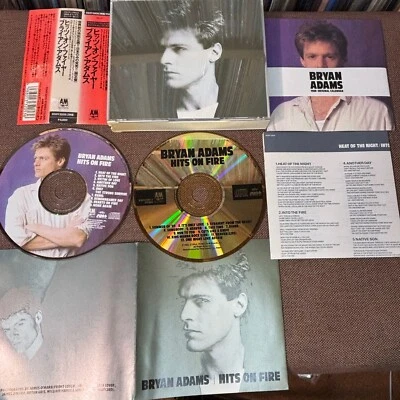 BRYAN ADAMS Hits On Fire JAPAN 24k GOLD CD +PICTURE DISC D50Y3205 OBI +Calendar  - Image 1 of 4